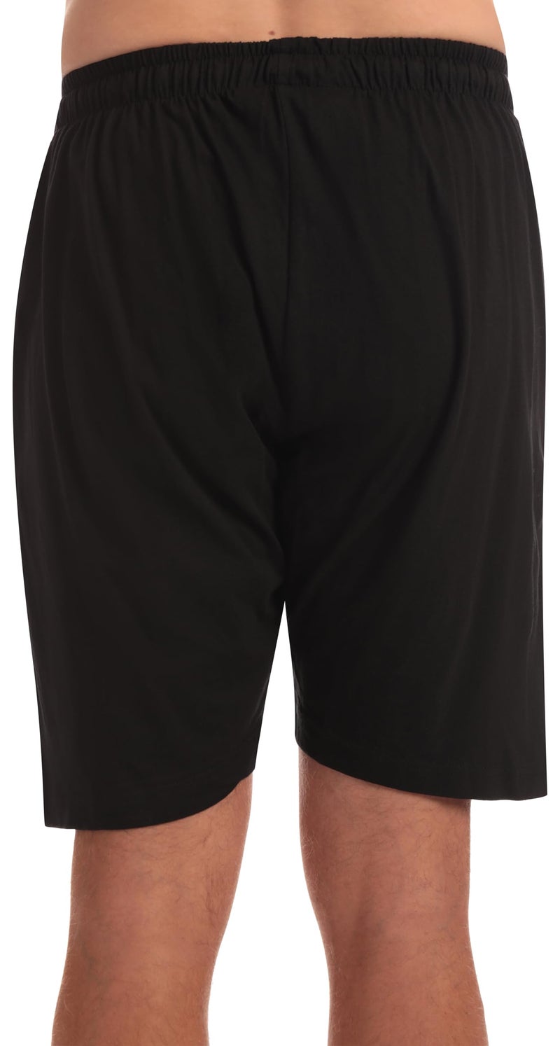 At The Buzzer 14501-Black-XXXL At the Buzzer Men's Pajama Shorts / Sleepwear / PJs,Black,XXX-Large - Image 2
